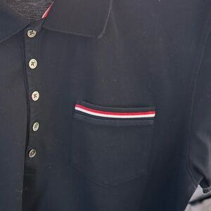 Thom Browne PIQUE POCKET POLO
